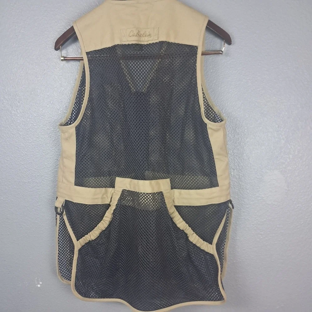Cabela Shooting Vest M Womens Mesh Sports Hunting Fishing Pockets Outdoors - Picture 8 of 9